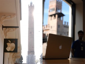 Apple Store Via Rizzoli Bologna - Il primo in un centro storico