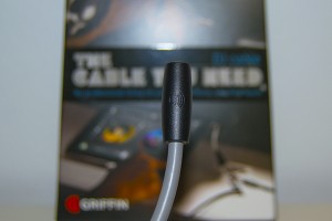 Griffin DJ Cable, particolare dell'uscita casse - TheAppleLounge.com