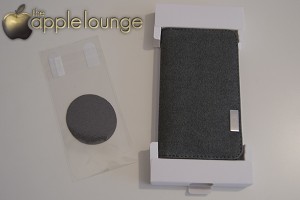 moshi overture for iPhone 5 (Falcon Gray), contenuto della confezione - TheAppleLounge.com