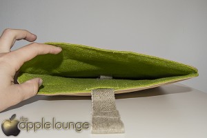 papernomad, MacBook 15'' sleeve (interno del prodotto) - TheAppleLounge.com