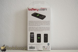 VaVeliero battery cover for iPhone 5, confezione (retro) - TheAppleLounge.com