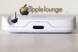 iPhone 5 Battery Bank Cover by Puro, particolare della porta Lightning - TheAppleLounge.com